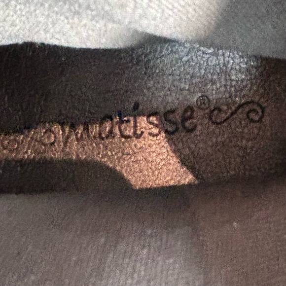 MATISSE Sz 9.5 Prospector Straps Buckles Slip On Suede Flat Heel  Ankle Booties - Picture 10 of 10